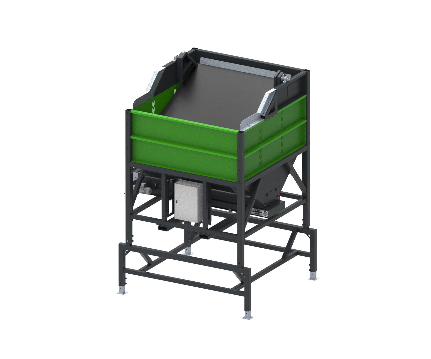 Bunker zonder kantelaar