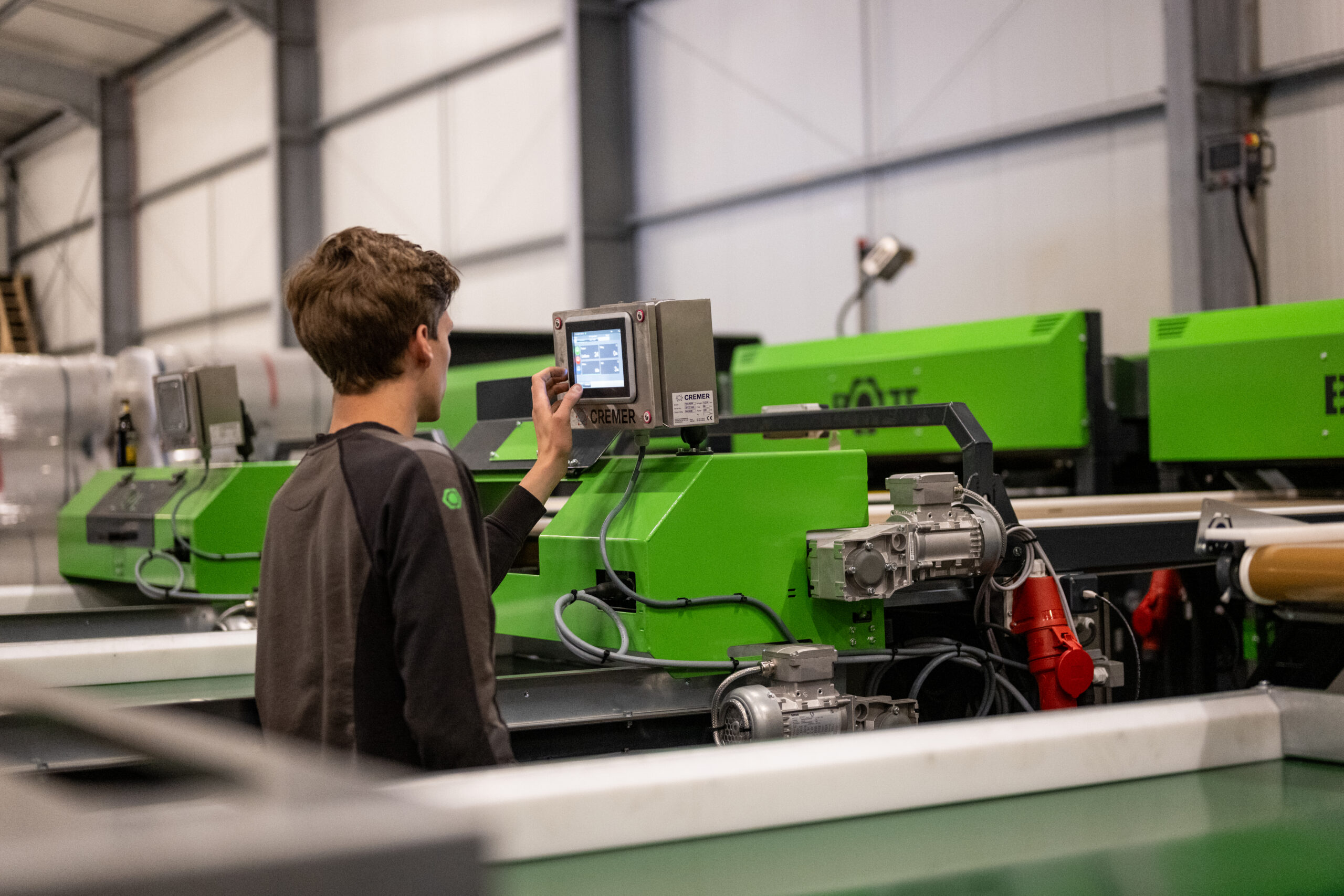 Machinebouwer werkplaats verwerkingslijn
